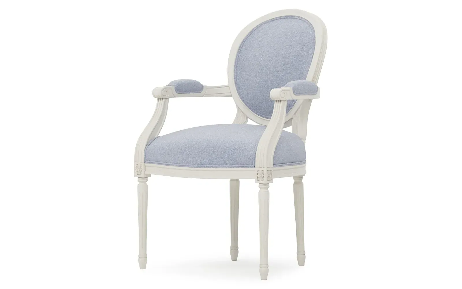 Anne Arm Chair - Ocean Sky
