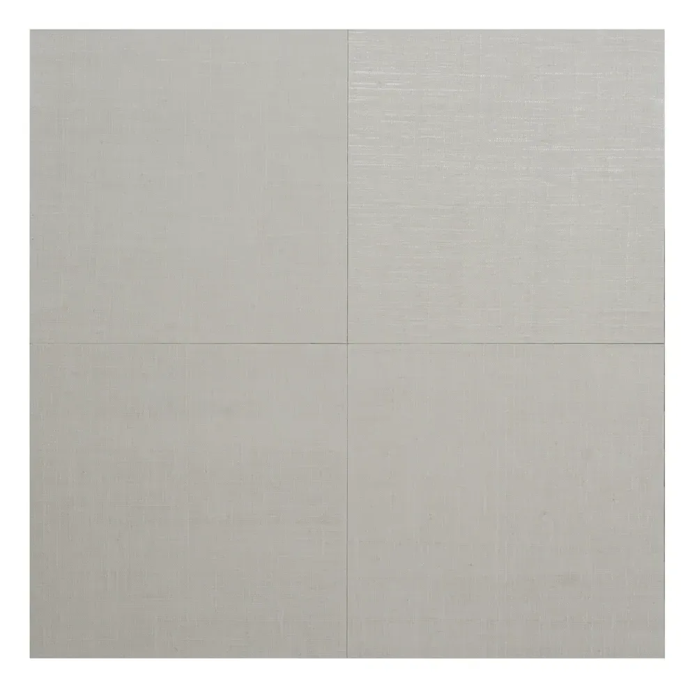 Clayton Square Coffee Table - White, Raffia