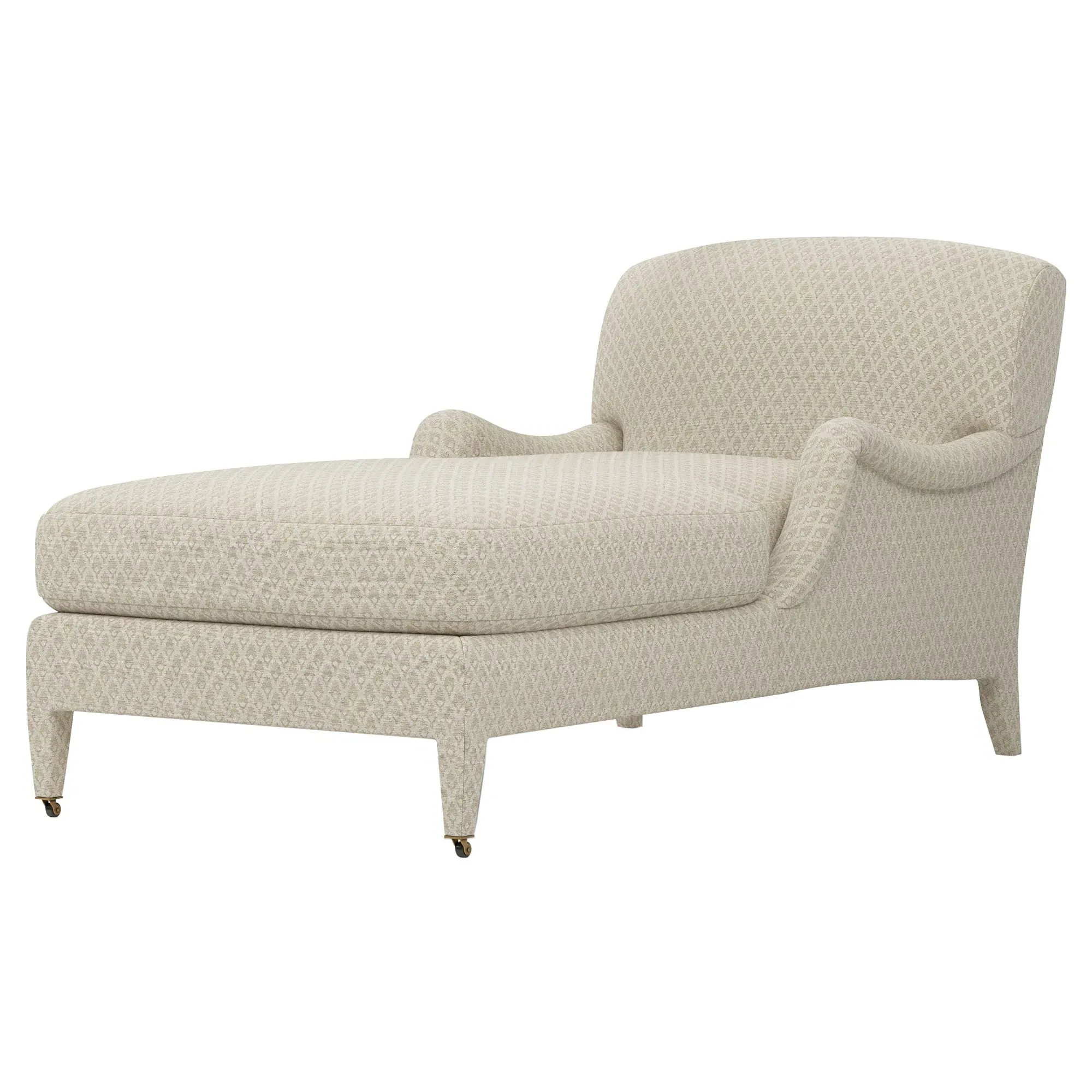 Dorset Diamond Patterned Chaise - Sandstone image