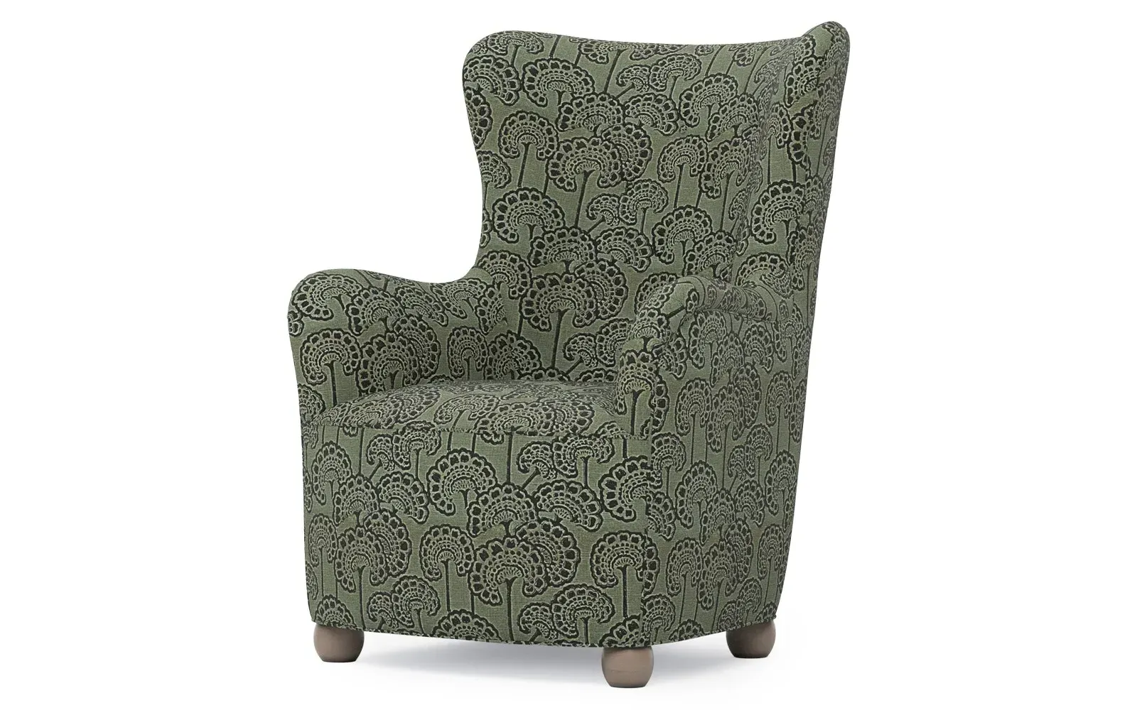 Edgar Wing Chair - Artichoke, Linen
