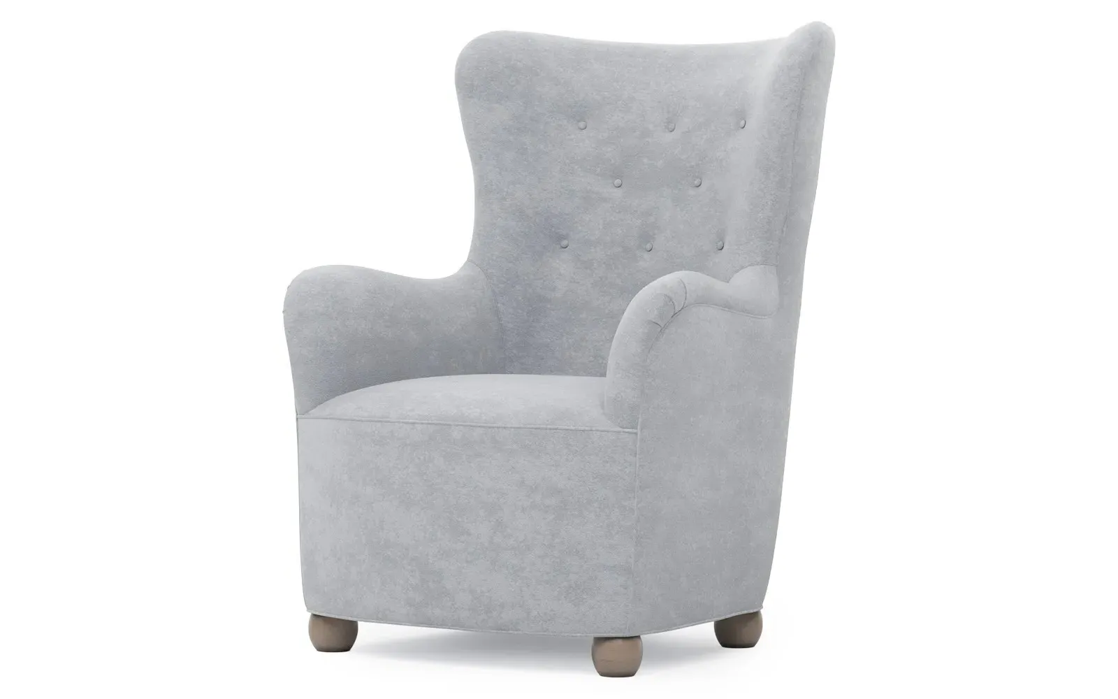 Edgar Wing Chair - Coastal Haze