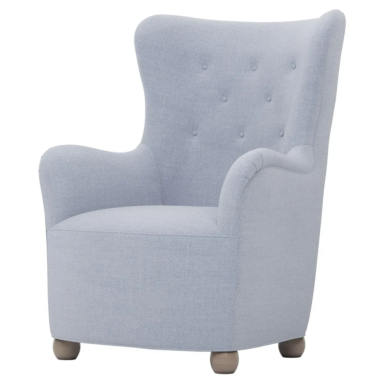 Edgar Wing Chair - Ocean Sky