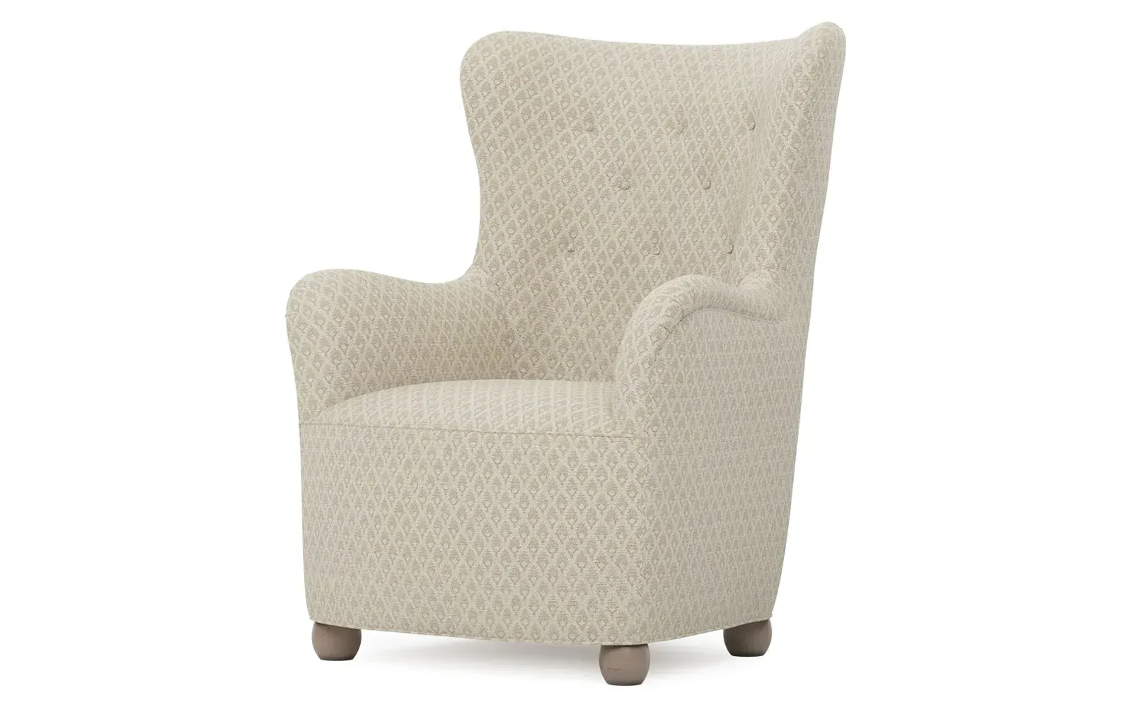 Edgar Wing Chair - Sandstone
