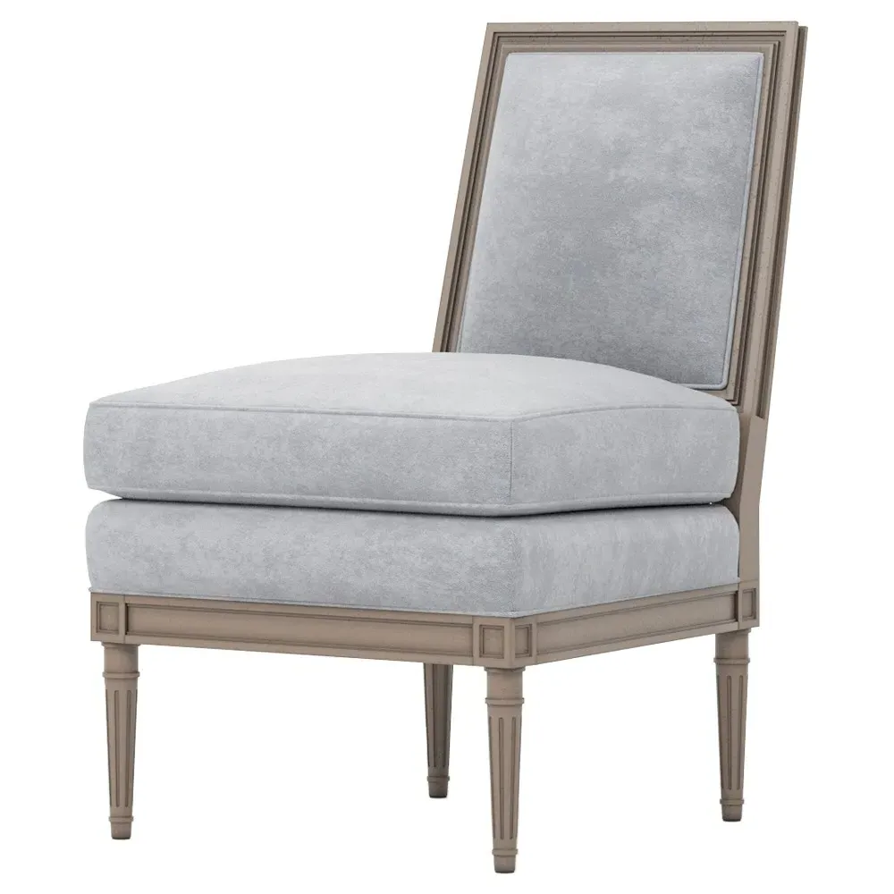 Ella Slipper Chair - Coastal Haze, Velvet image