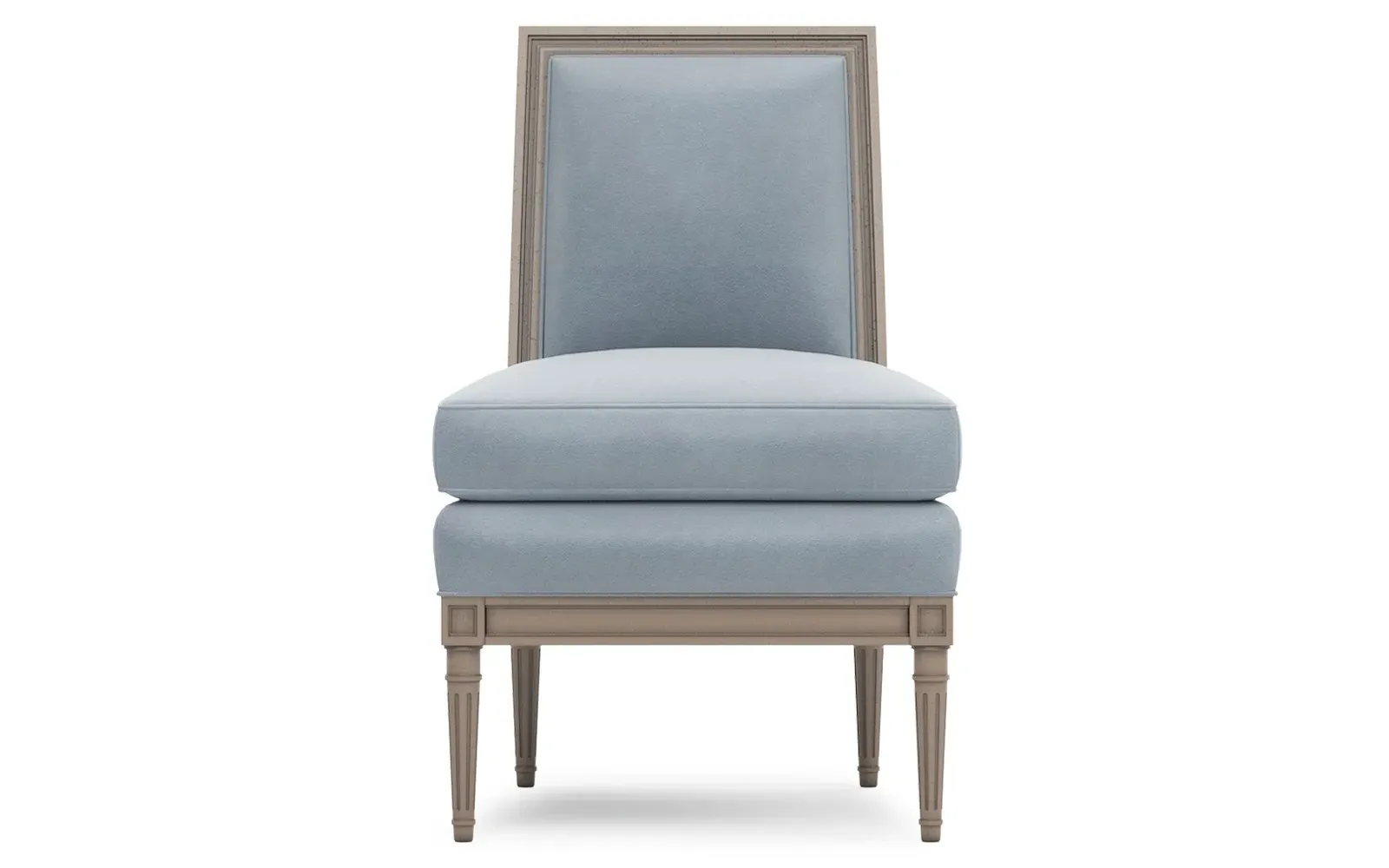 Ella Slipper Chair - Spring Sky, Velvet