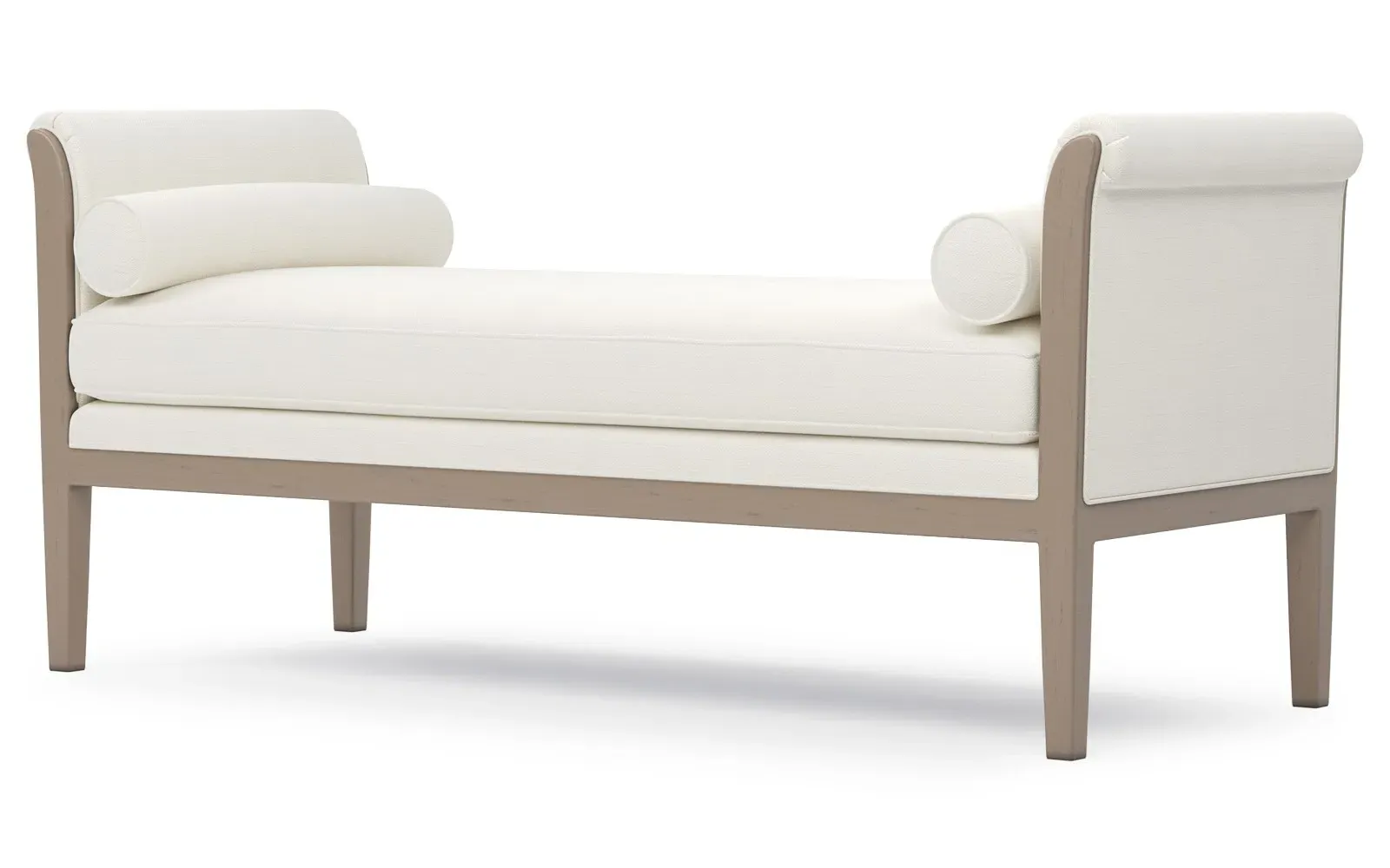 Gilbert Performance Daybed - White Lace, Maple