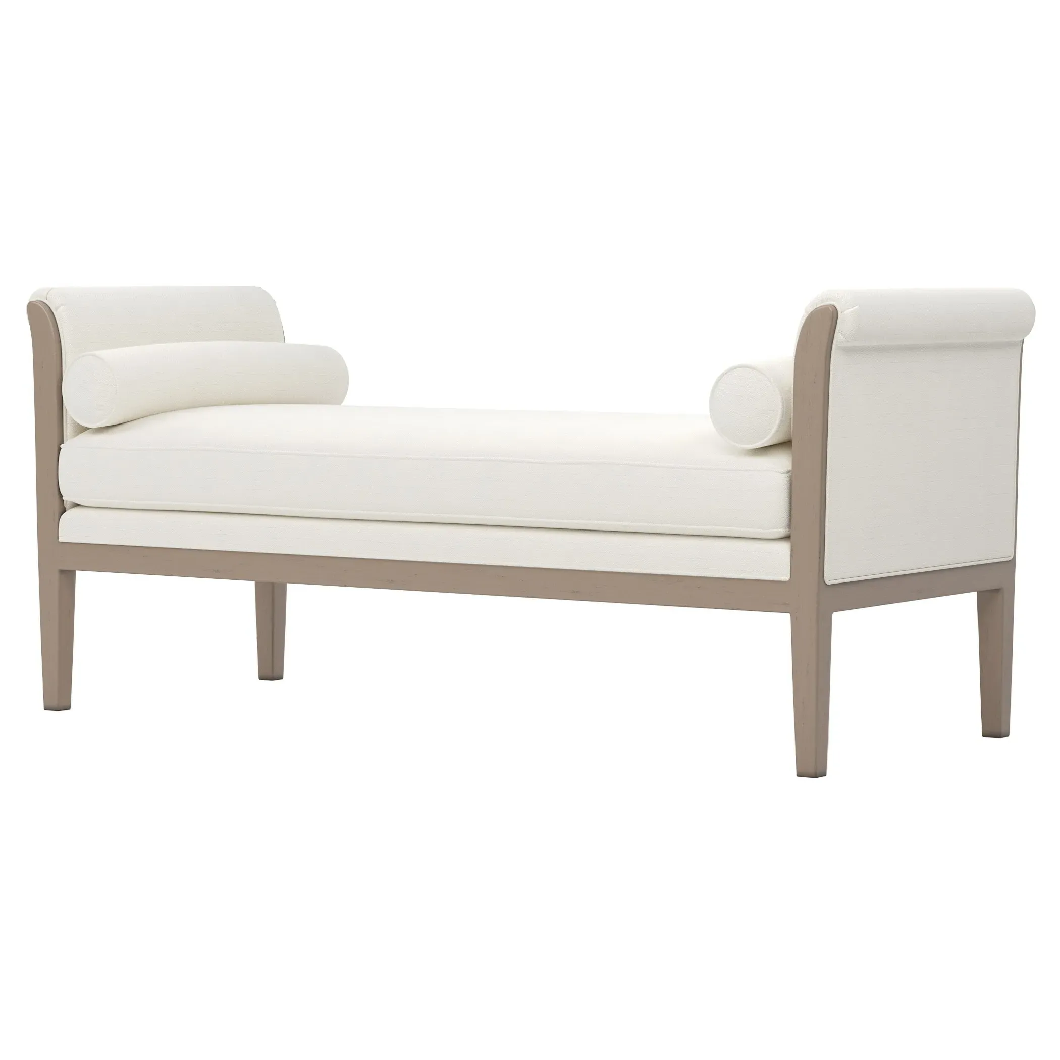 Gilbert Performance Daybed - White Lace, Maple