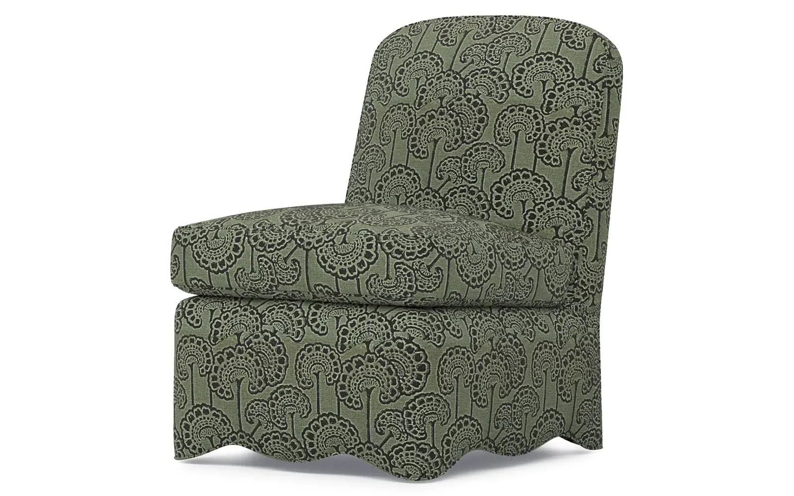 Lillian Slipper Chair - Artichoke, Linen