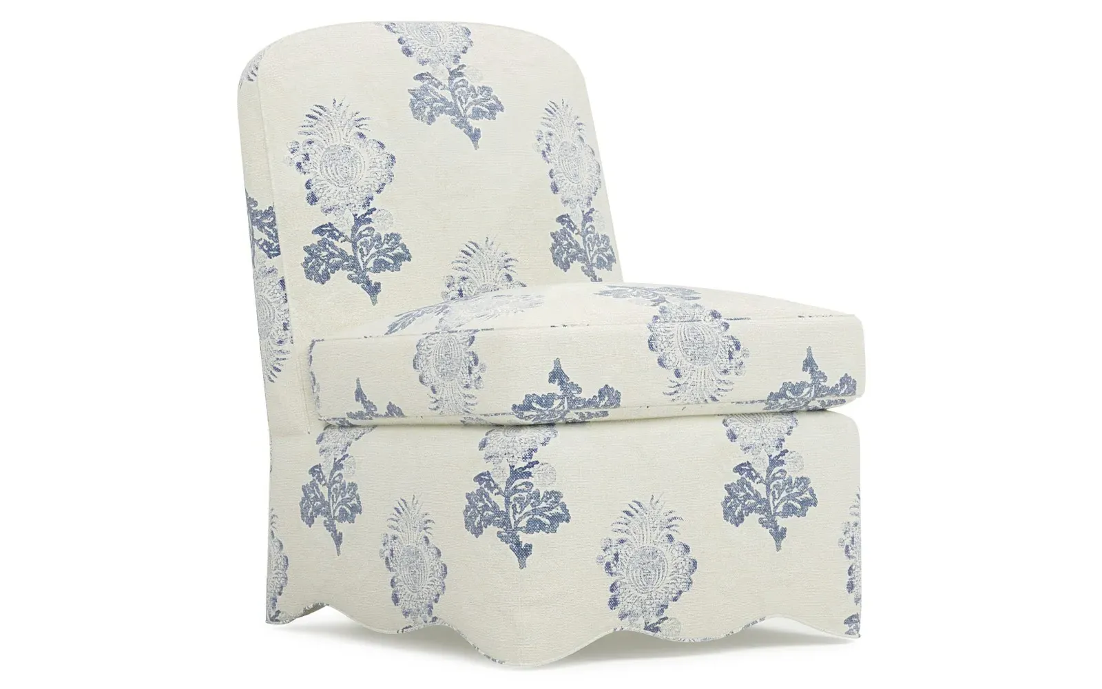 Lillian Slipper Chair - Artichoke, Linen