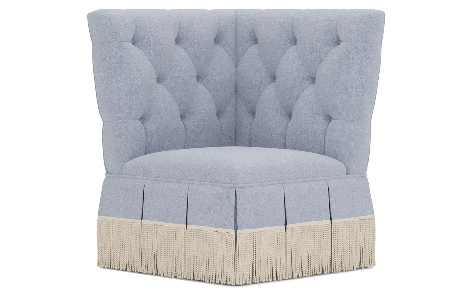 Nicolas Corner Chair - Ocean Sky