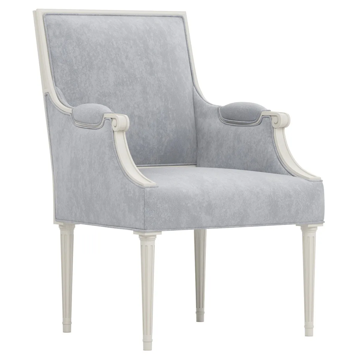 Noelle Arm Chair - Coastal Haze, Velvet image
