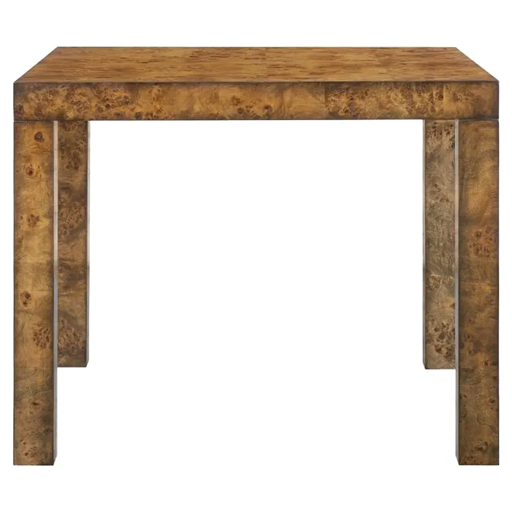 Parsons Square Game Table - Brown, Maple Burl image