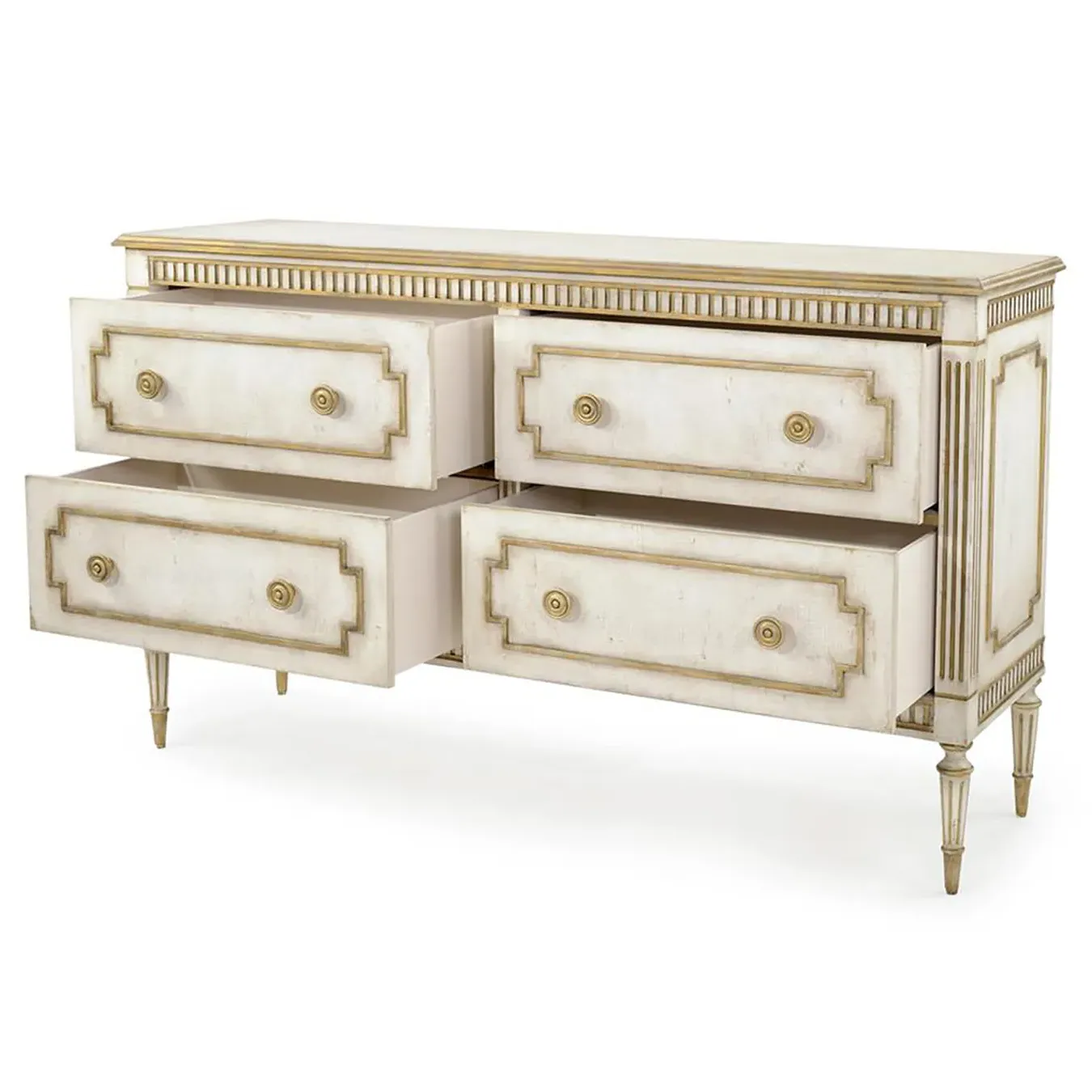 Corsini 4-Drawer Chest - White, Wood