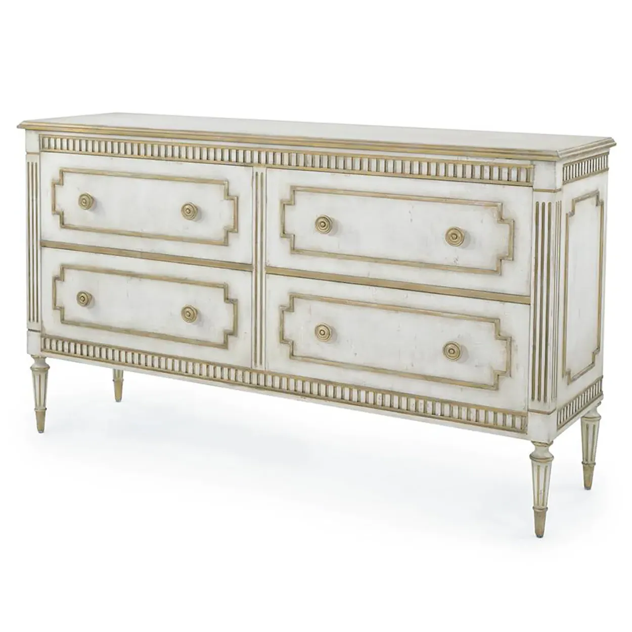 Corsini 4-Drawer Chest - White, Wood