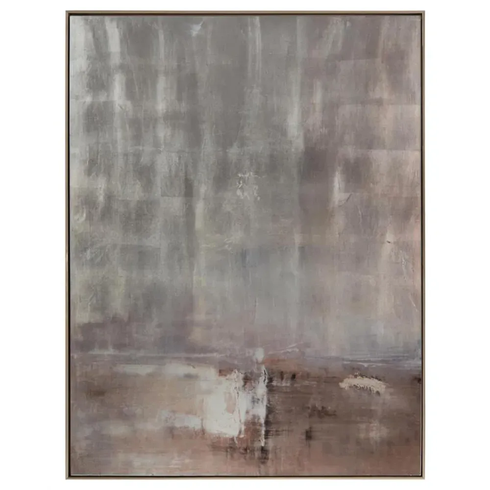 Dune by Carol Benson-Cobb Abstract Painting - Grey, Canvas image