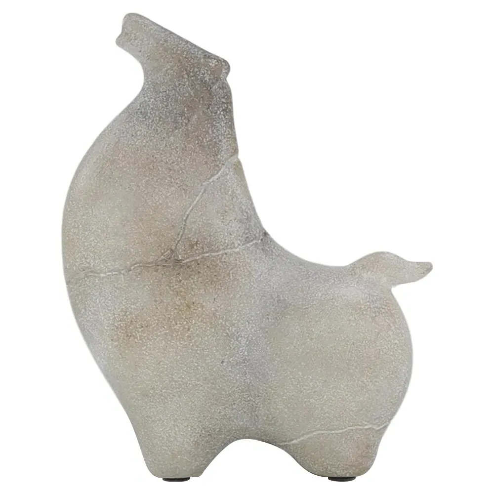 Etruscan Horse Sculpture III - Grey, Resin image