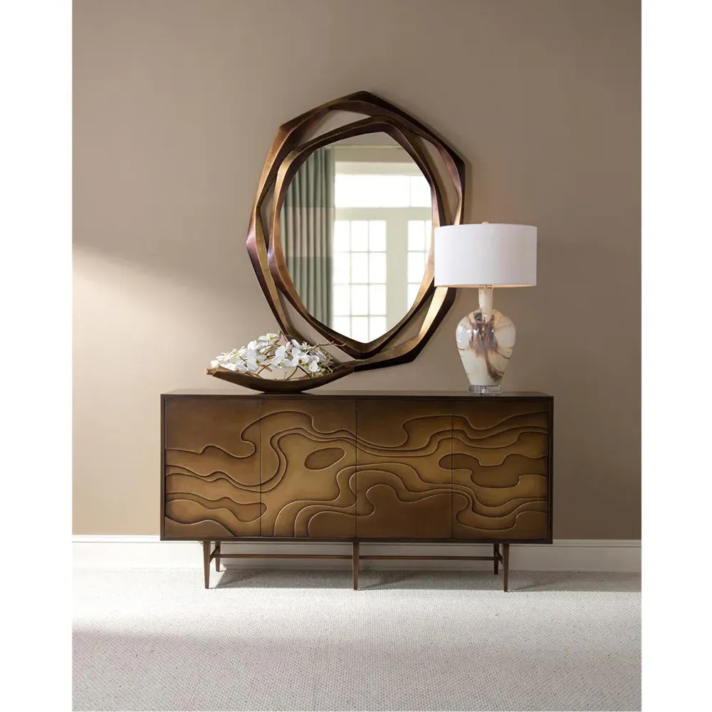 Golden Nugget Manzanita with Orchids Arrangement - Gold