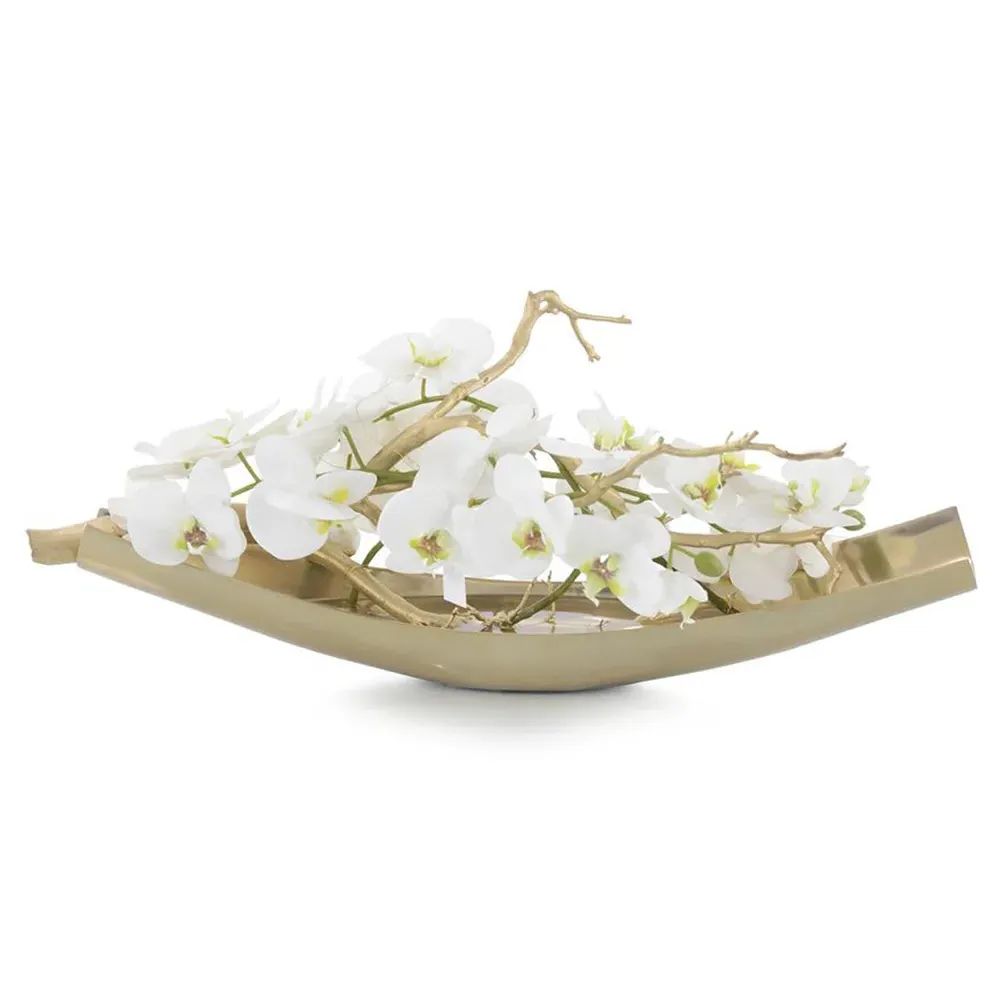 Golden Nugget Manzanita with Orchids Arrangement - Gold image