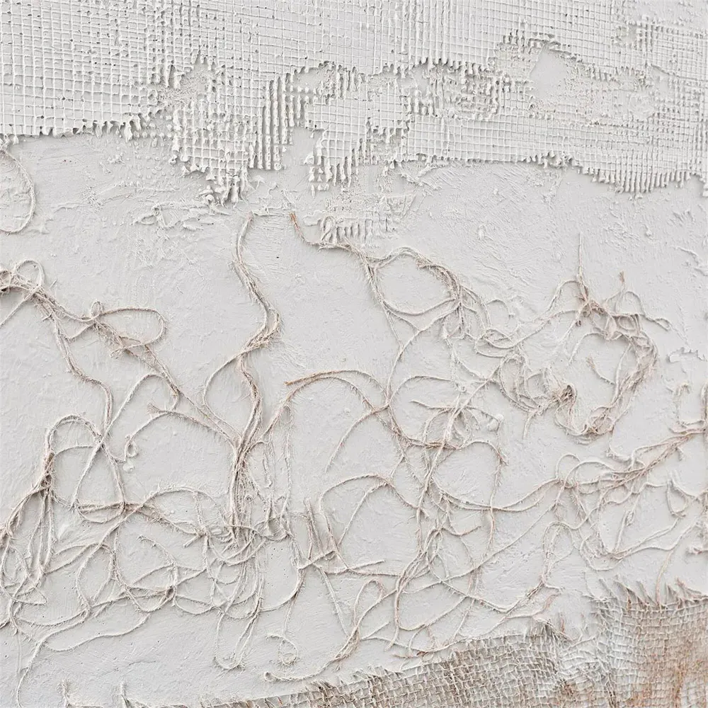 John-Richard Frayed Whispers Wall Art - Beige, Mixed Media