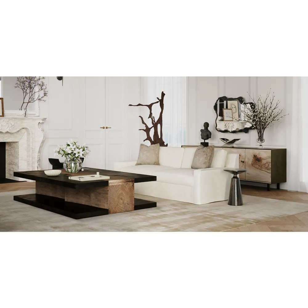 John-Richard Greek Bust Marble Stand Sculpture - Black