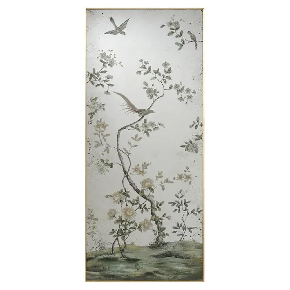 John-Richard Roku Floor Mirror Set - Valyrian Gold, Metal