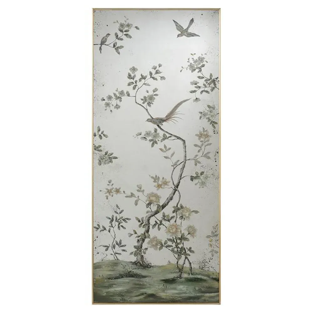 John-Richard Roku Floor Mirror Set - Valyrian Gold, Metal