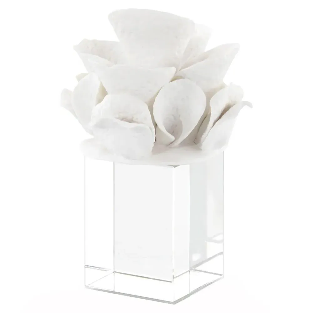 Large Coral Reef Decorative Sculpture - White, Ceramic image