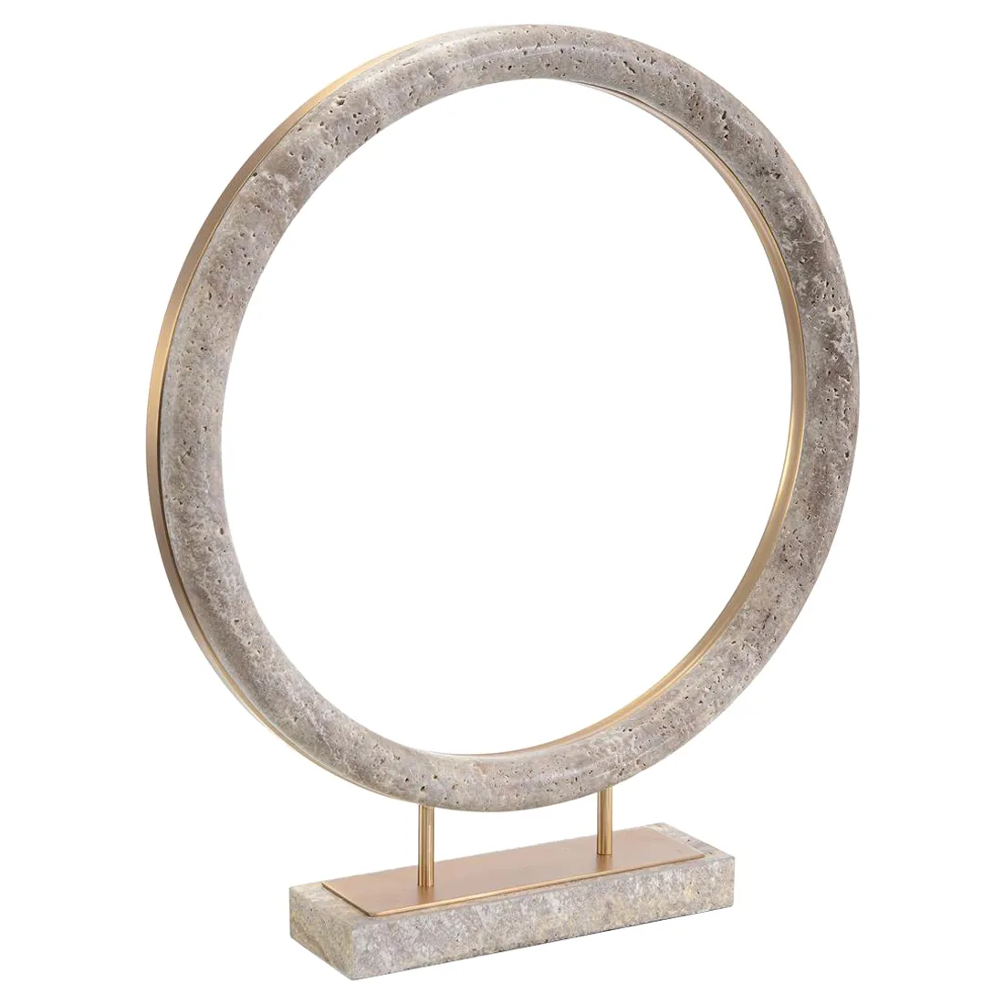 Petra Large Sculpture - Grey, Marble