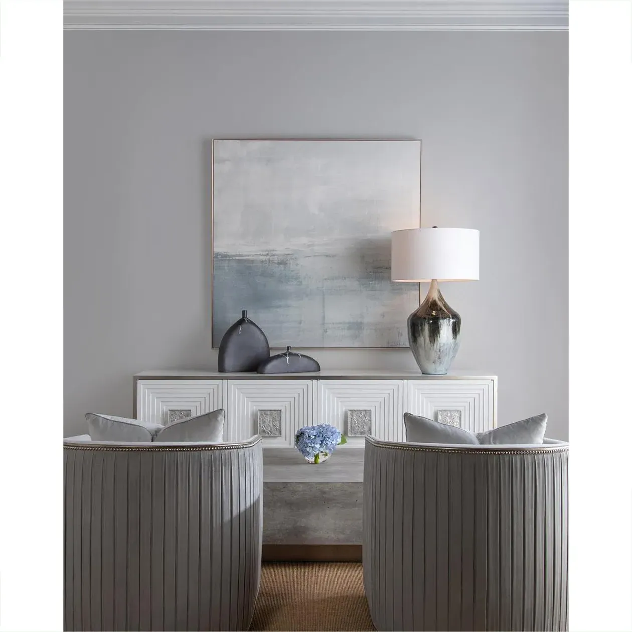 Tezzo Block Coffee Table - Grey, Faux Concrete