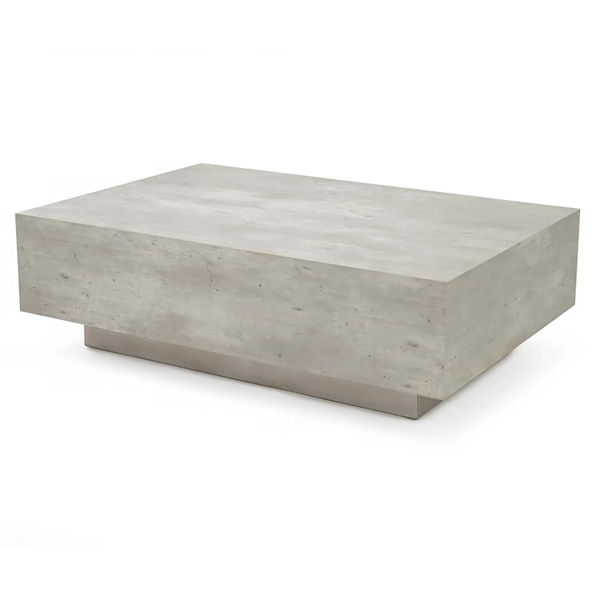 Tezzo Block Coffee Table - Grey, Faux Concrete image