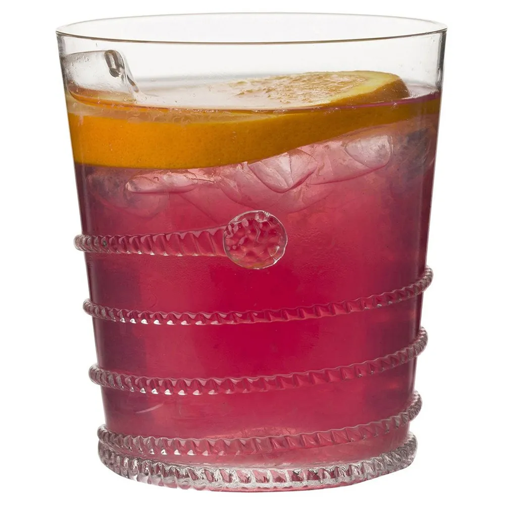 Amalia Double Old Fashioned Glass - Clear, Bohemian Glass