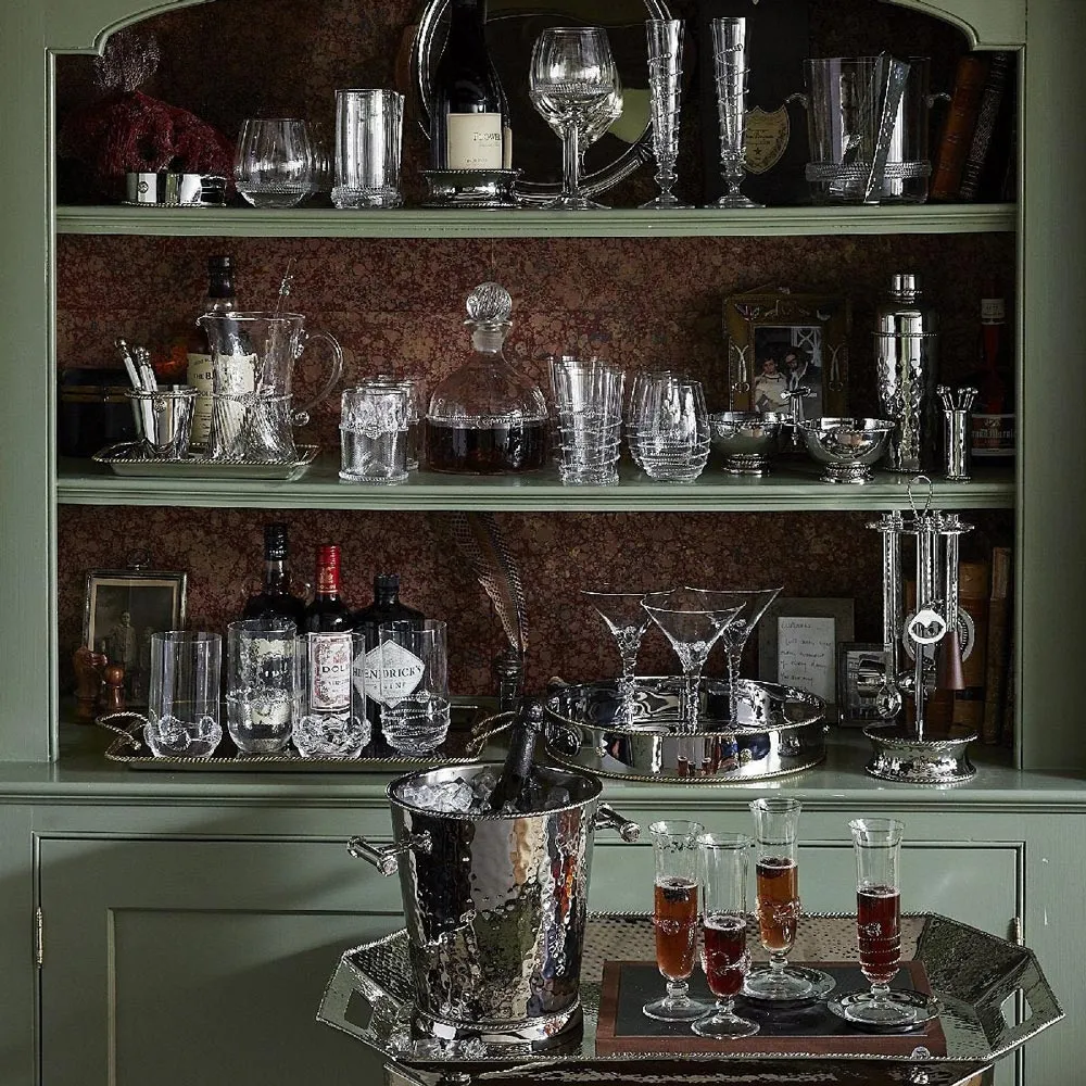 Amalia Stemless Red Wine Glass - Clear, Bohemian Glass