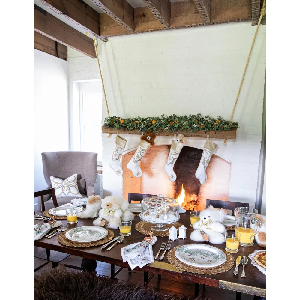 Berry & Thread Cake Pedestal - Clear, Glass