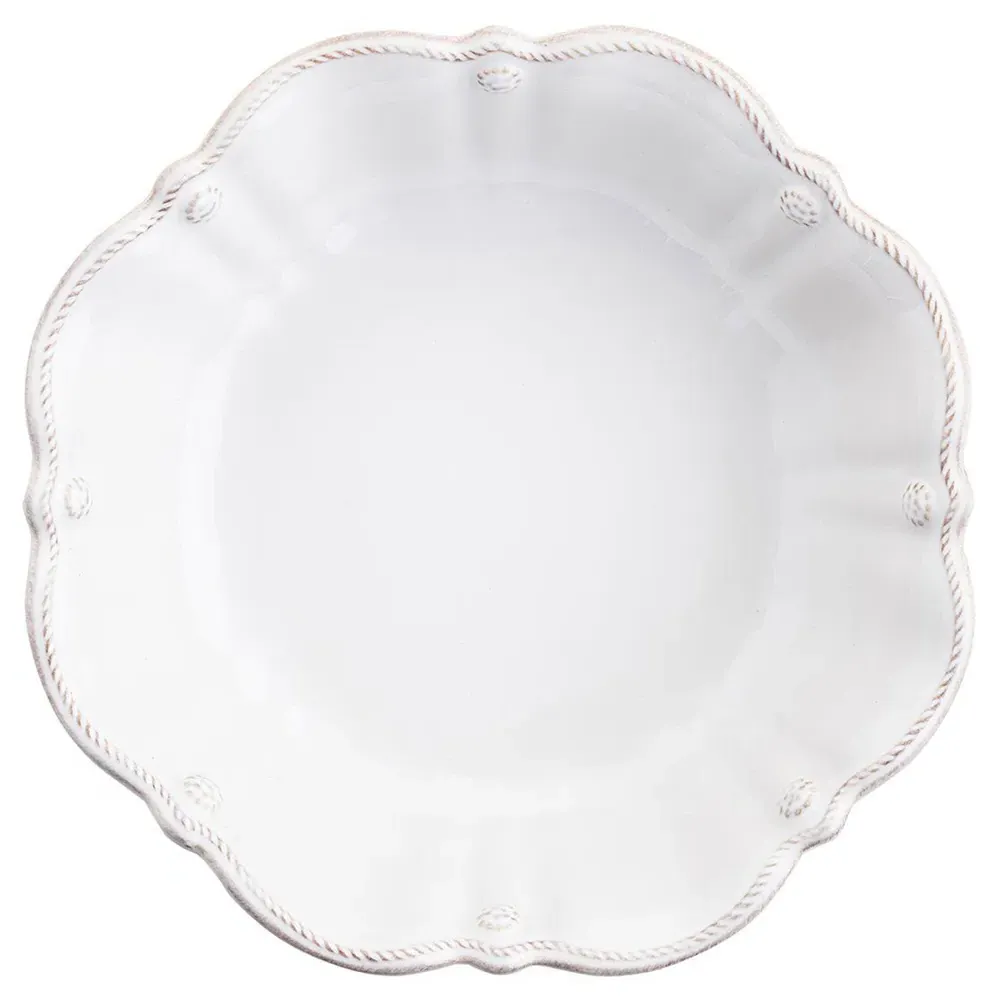 Berry & Thread Ceramic Serving Bowl - Whitewash