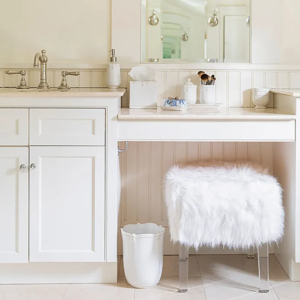 Berry & Thread Ceramic Soap Dispenser - Whitewash