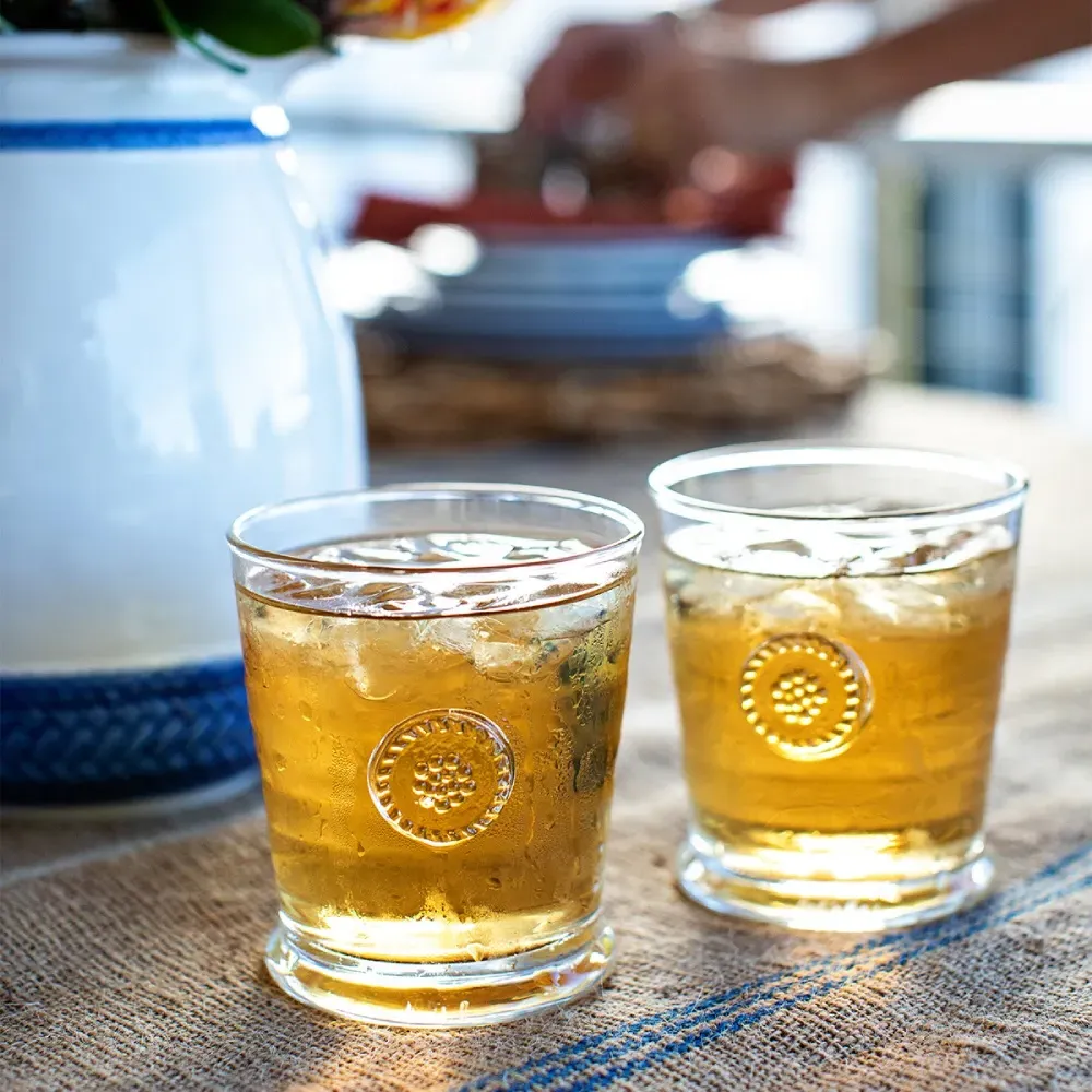 Berry & Thread Double Old Fashioned Glass - Clear