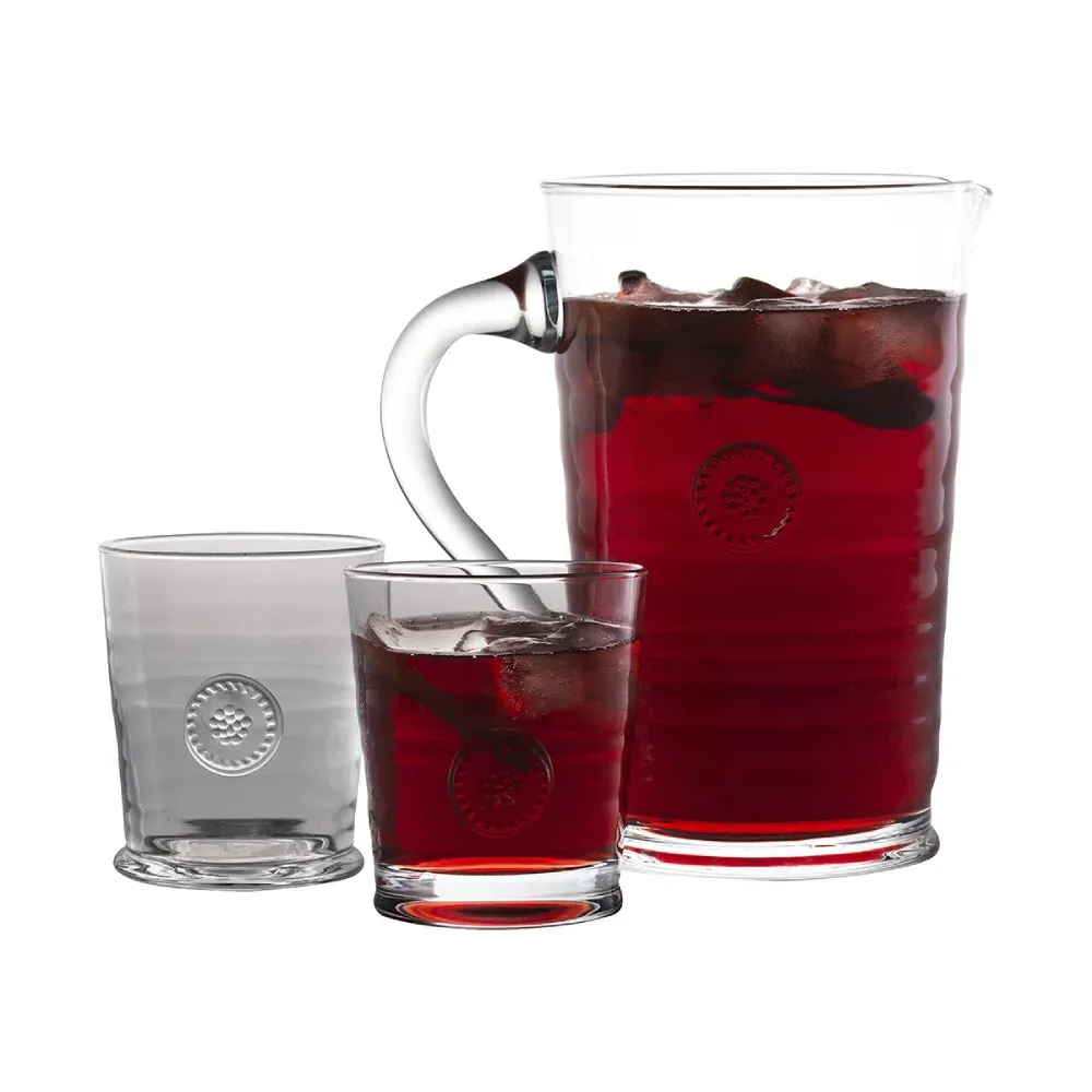 Berry & Thread Double Old Fashioned Glass - Clear