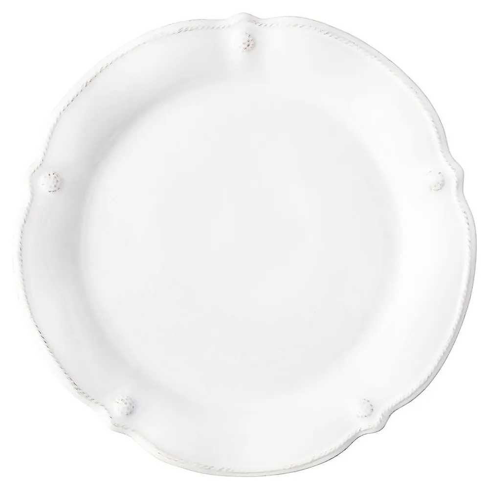 Berry & Thread Flared Dinner Plate - Whitewash, Ceramic