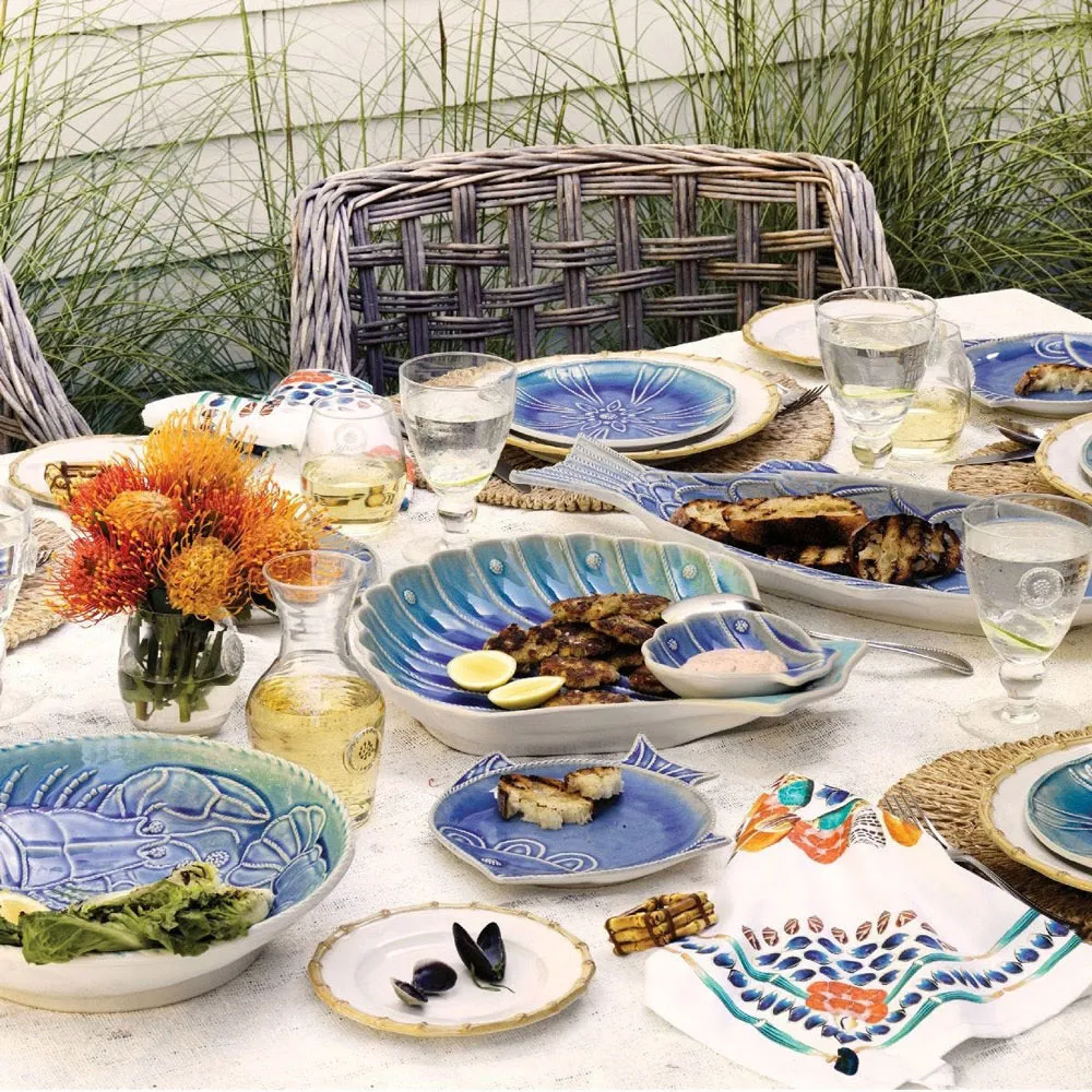 Berry & Thread Footed Goblet Glass - Clear