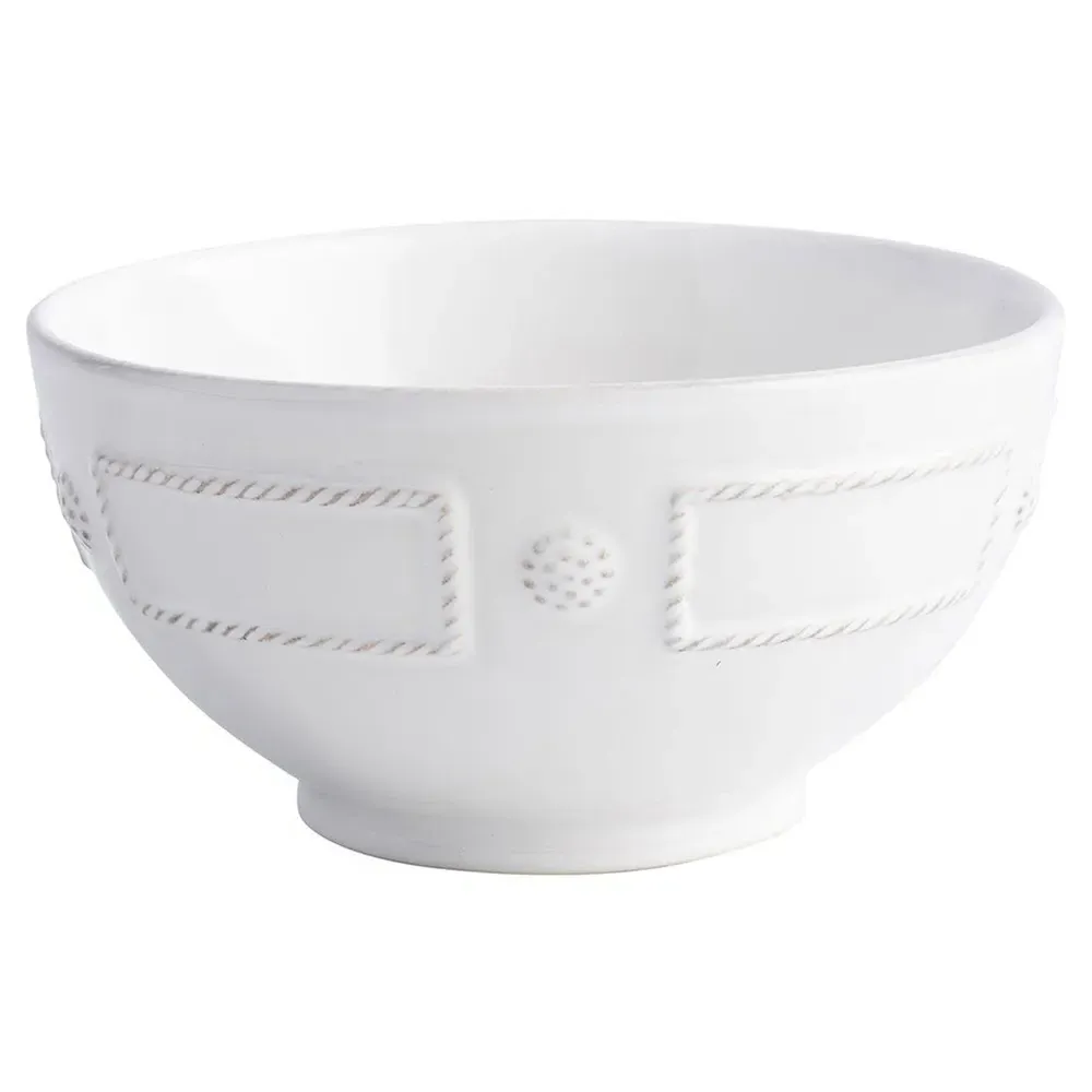 Berry & Thread French Panel Cereal Bowl - Whitewash, Ceramic