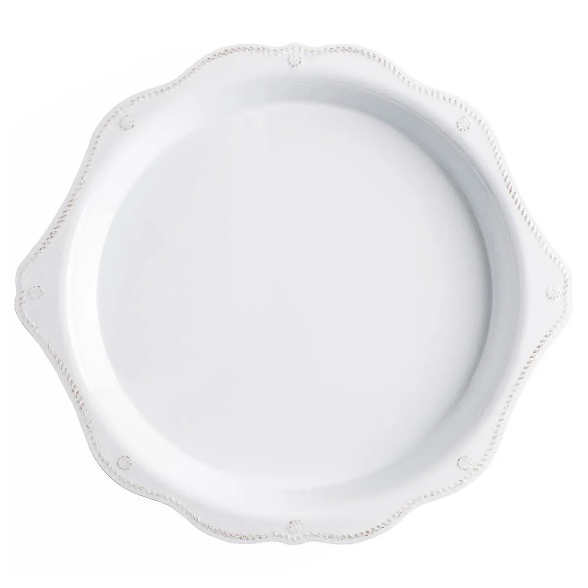 Berry & Thread French Whitewash Round Platter - White, Melamine