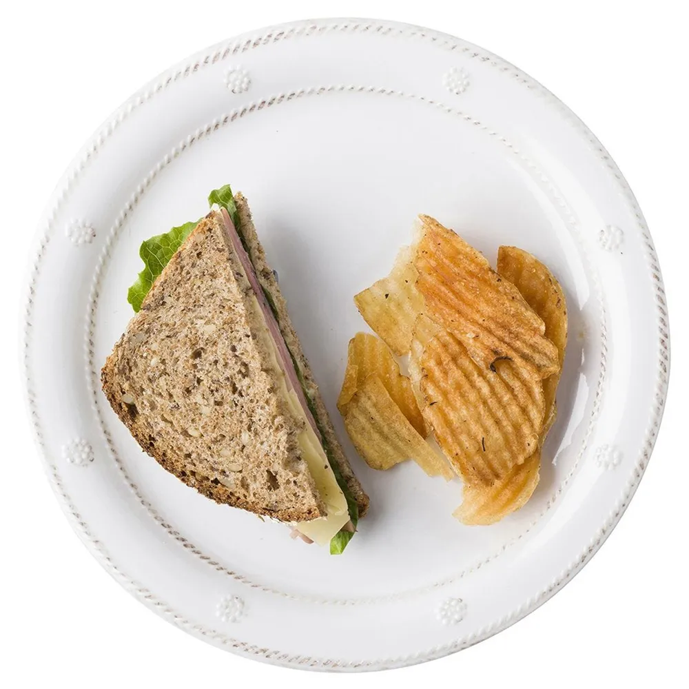 Berry & Thread French Whitewash Salad Plate - White, Melamine