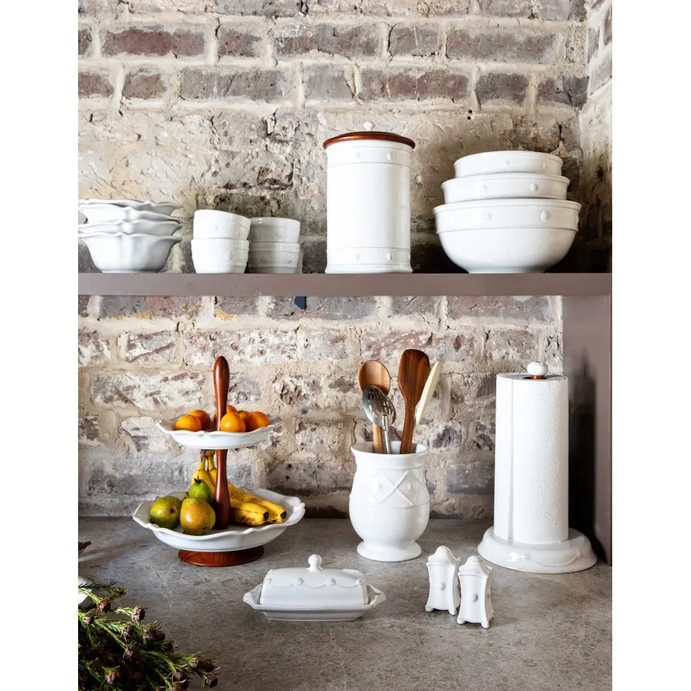 Berry & Thread Large Coupe Bowl - Whitewash, Ceramic