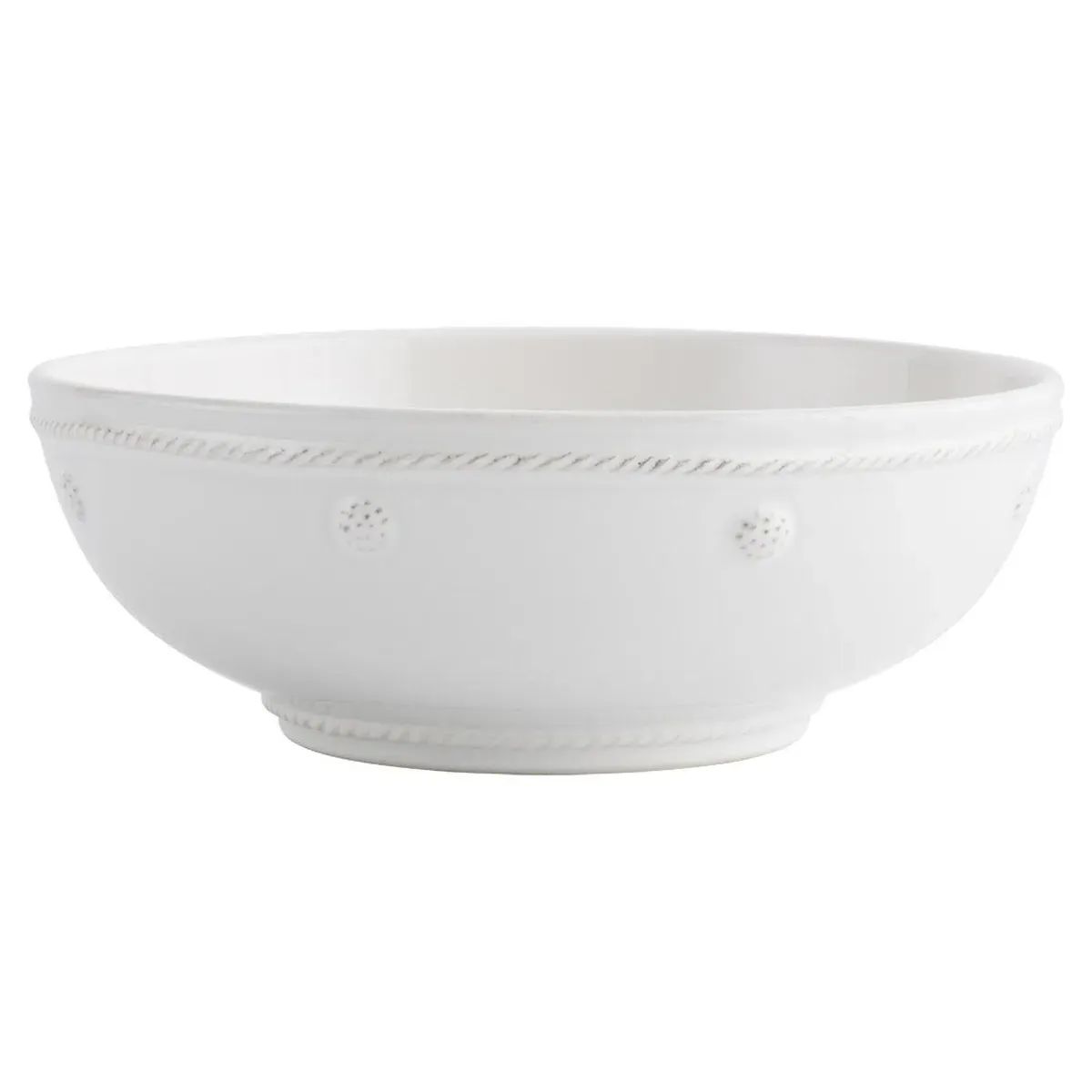 Berry & Thread Large Coupe Bowl - Whitewash, Ceramic image