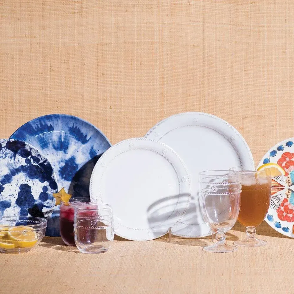 Berry & Thread Salad Plate - Whitewash, Melamine