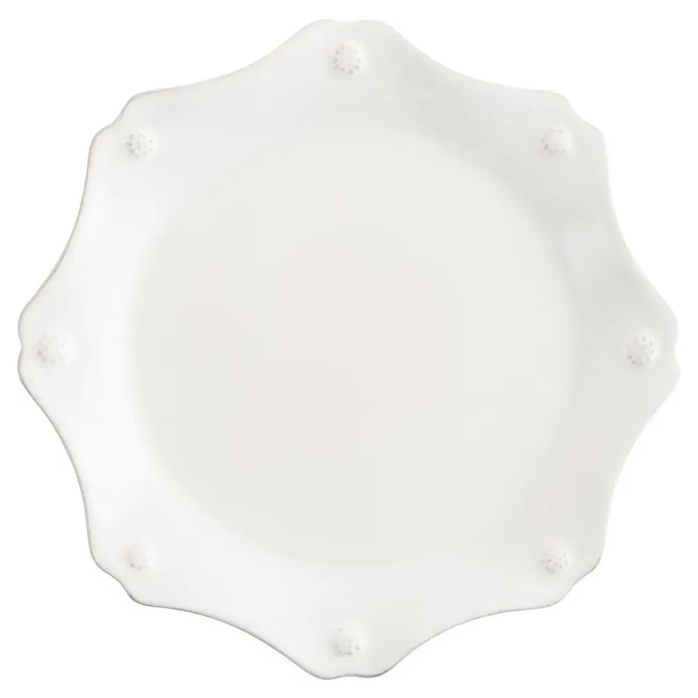 Berry & Thread Scallop Salad Plate - Whitewash, Ceramic image