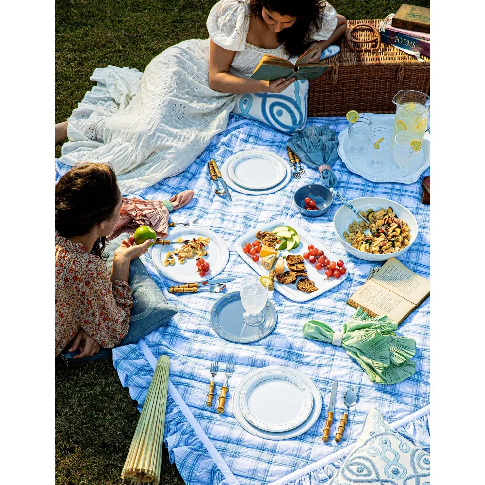 Berry & Thread Serving Bowl - Whitewash, Melamine