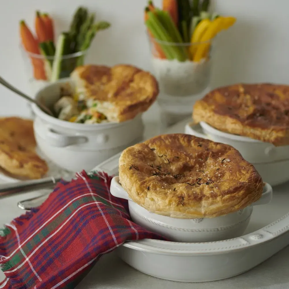 Berry & Thread Soup Bowl - Whitewash, Ceramic