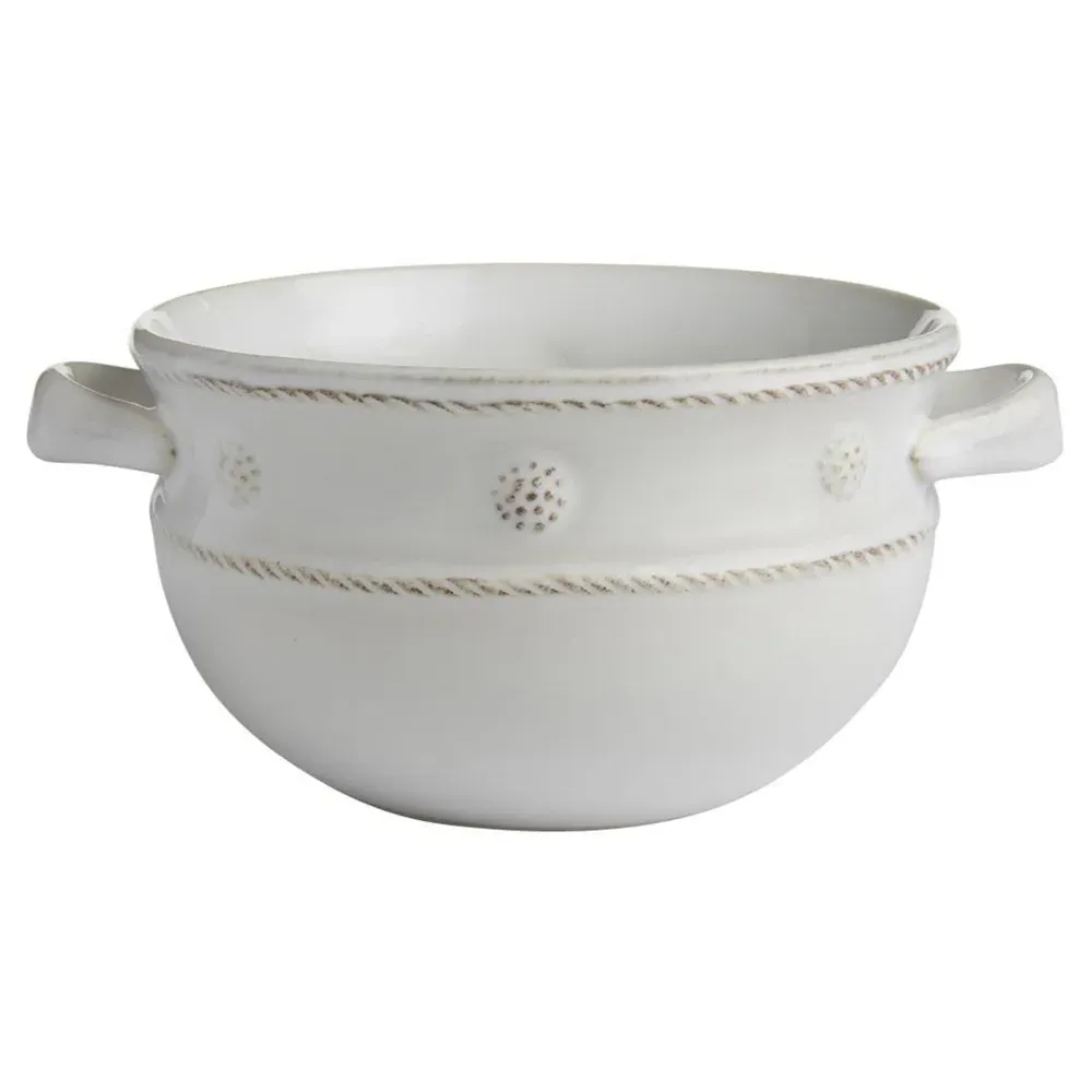 Berry & Thread Soup Bowl - Whitewash, Ceramic image