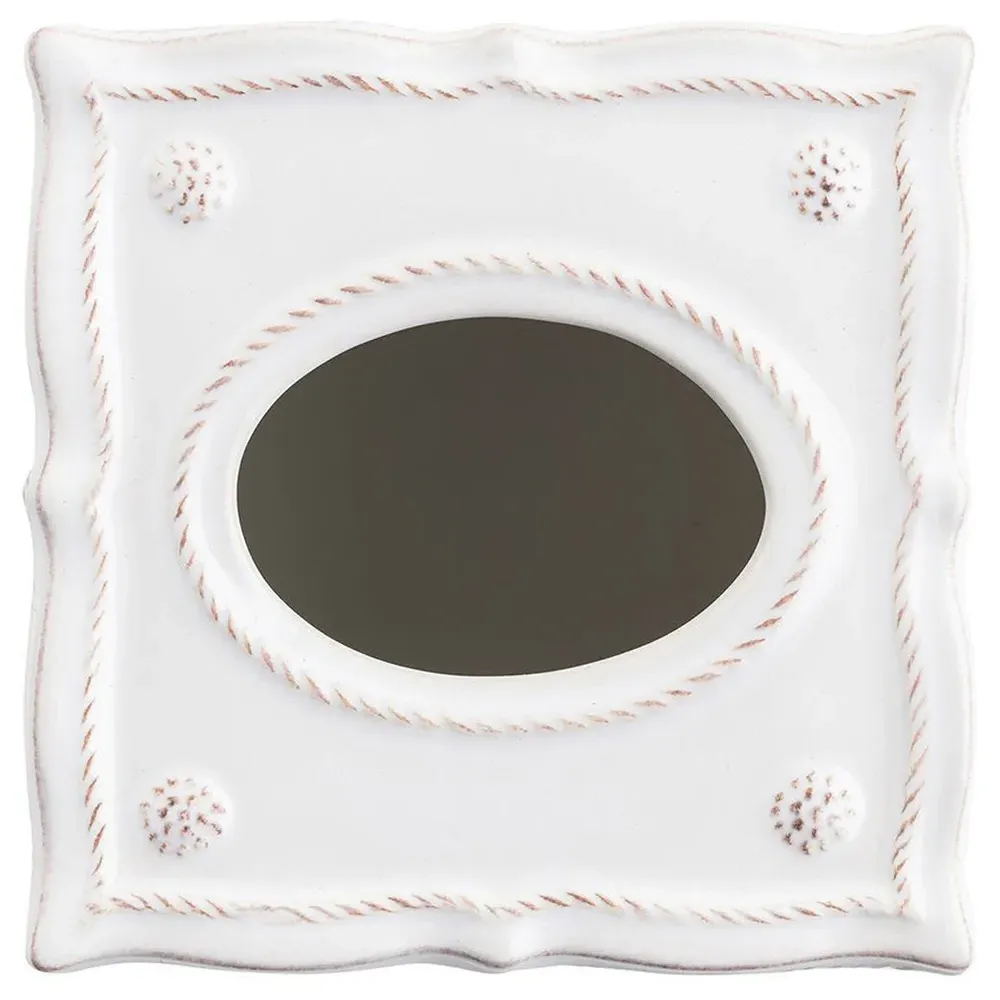 Berry & Thread Tissue Box Cover - White, Ceramic